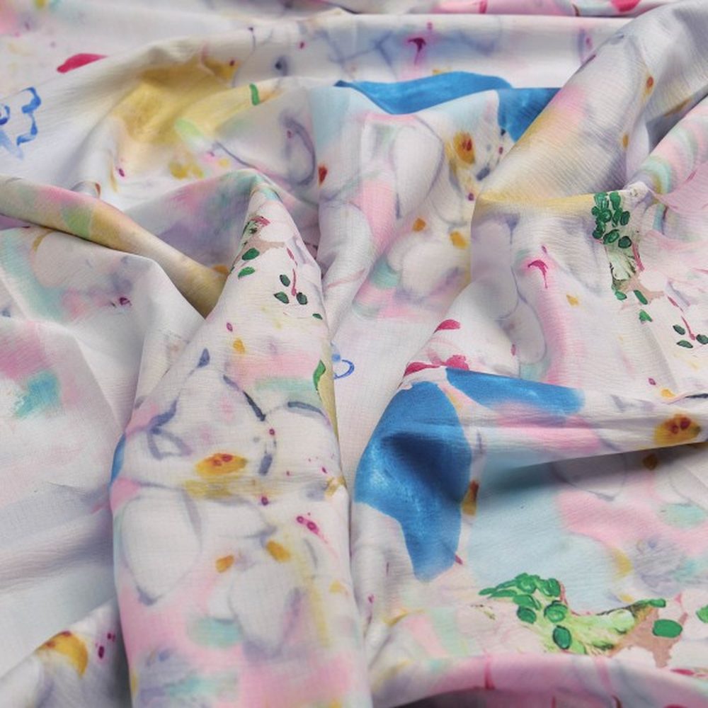 Vibrant Abstract Floral Multi-Color Polyester Digital Print Fabric – dpq 0 aa779 145 1