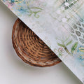 Sea Green Floral Abstract Polyester Fabric for Apparel & Decor – dpq 0 aa804 145 3
