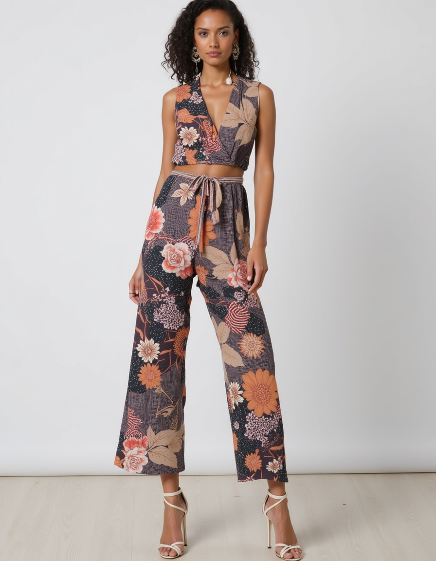 Dola Silk Floral Printed Fabric