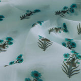Turquoise Blue Floral Buti Printed Chanderi Fabric – gettablefileurl 1ef39e3d 1767 4d1f b2c8 a78d75e45615