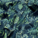 Teal and Lime Green Damask Patterned Rayon Fabric – gettablefileurl a62395c0 cbb8 43f3 a0c7 9ed48ac91e50