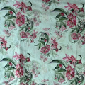 Beautifull Pink Calendula Flower Digital Printed Fabric - Cotton – 1