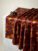 Mustard Yellow Japan Satin Printed Fabric by the Meter — FAB VOGUE Studio