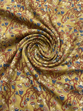 Close-up Texture & Drape of Beige / Cream Neutral Muslin Fabric — FAB VOGUE Studio