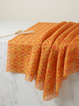 Mustard Yellow Organza Printed Fabric by the Meter — FAB VOGUE Studio