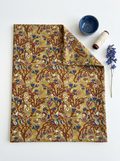 Close-up Texture & Drape of Beige / Cream Neutral Muslin Fabric — FAB VOGUE Studio