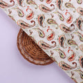 Classic Red and Black Paisley Print Japan Satin Fabric – js 0 aa882 110 3