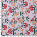Red and Orange Carnation Floral Print Japan Satin Fabric – js 0 ma011156 110 4