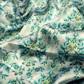 Teal and Green Damask Floral Printed Japan Satin Fabric – js 0 ma09794 110 1