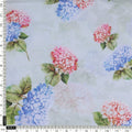Sea Green & Pink Hydrangea Floral Japan Satin Fabric – js 0 ta011330 110 4