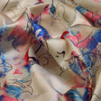 Abstract Floral Sketch Print on Cream Japan Satin Fabric – js 0 ta0425 110 1
