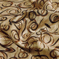 Beige and Brown Abstract Swirls Japan Satin Fabric – js 0 ta05679 110 1