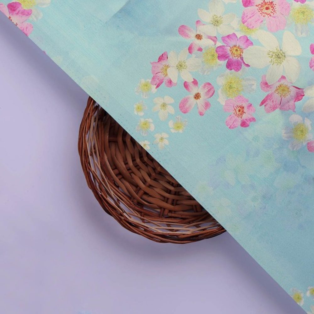 Sky Blue & Pink Blossom Printed Japan Satin Fabric – js 0 ta08398 110 3