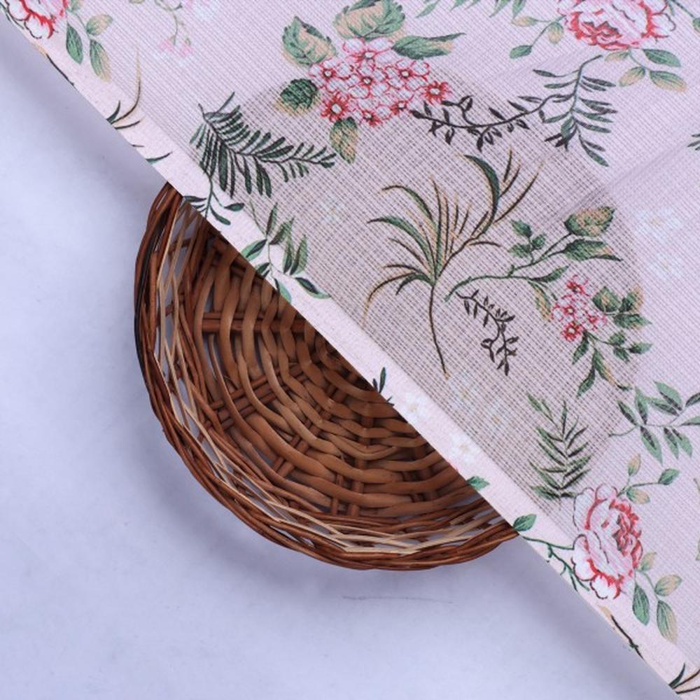 Blush Pink Floral and Leafy Vine Kota Doria Fabric – kd 0 aa118 110 3