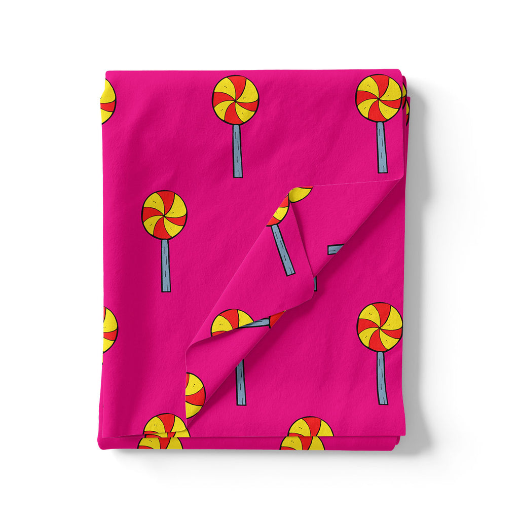 Classy and Colorful Lollipop Prints Muslin Fabric for Kids – lolipops2