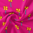 Classy and Colorful Lollipop Prints Muslin Fabric for Kids – lolipops3