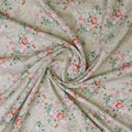 Vintage Watercolour Rose Floral on Soft Muslin Fabric – mu 0 ma015385 114 2