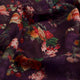 Vintage Floral Bouquet on Deep Purple Muslin Fabric – mu 0 ma023695 114 1