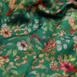 Green Botanical Garden Floral Printed Muslin Fabric – mu 0 ma023699 114 1