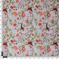 Orange Floral and Bird Print Muslin Fabric for Dresses – mu 0 ta0326 114 4 2e504cc8 7701 4dc9 a190 0c729ec9f970