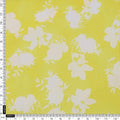 Bright Yellow & White Floral Silhouette Muslin Fabric – mu 0 ta07592 114 4