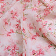 Pink Cherry Blossom Floral Printed Organza Fabric – or 0 ma015381 110 1