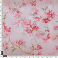 Pink Cherry Blossom Floral Printed Organza Fabric – or 0 ma015381 110 4