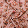 Watercolour Thistle Floral Printed Sheer Organza Fabric – or 0 ta0750 110 2