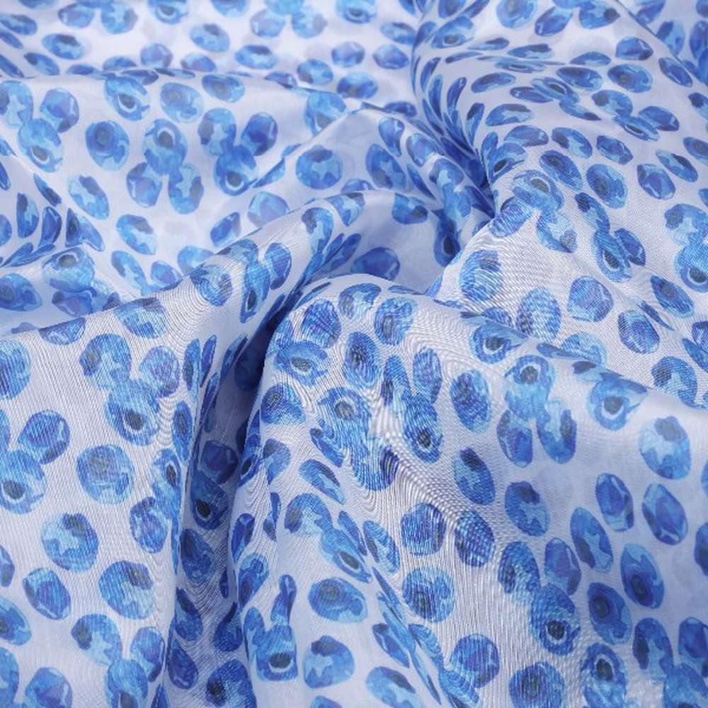 Blue Starry Organza Fabric – or 0 ta07630 110 1
