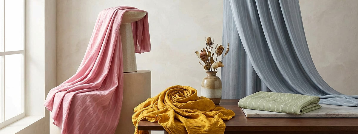 Self Patterned Dyed Fabric