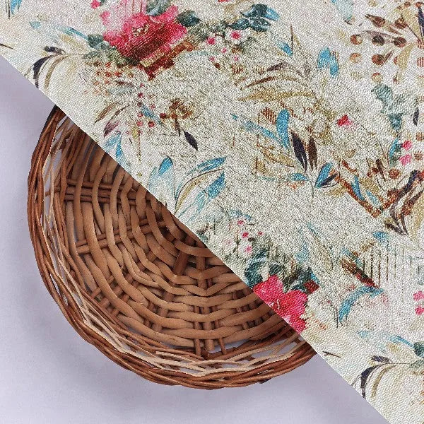 Chinon Floral Print Fabric - Off White – plch 0 pa5999 108 3