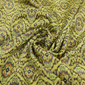 Lime Green Chinon Fabric with Damask Print – plch 0 pa7086 108 1