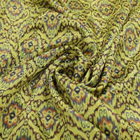 Lime Green Chinon Fabric with Damask Print – plch 0 pa7086 108 1
