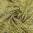 Lime Green Chinon Fabric with Damask Print – plch 0 pa7086 108 1