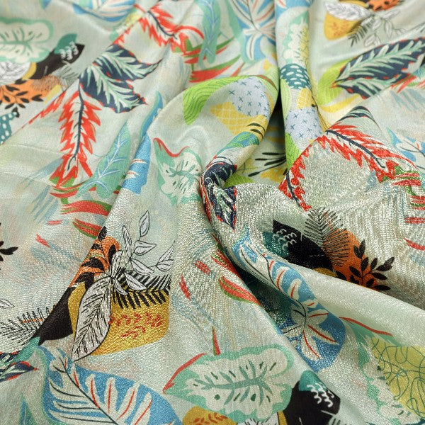 Chinon Tropical Leaf Print Fabric – Green – plch 0 pa7234 108 1 69ccc86e 8d21 4e63 9741 f119c4f2c8f9