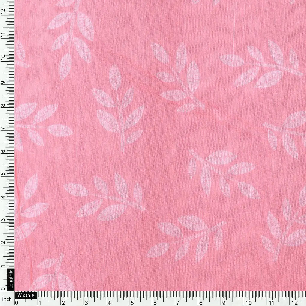 Chanderi Digital Printed Fabric with Pink Leaves Print – ch 0 fvs2022657 110 chanderi digital printed fabric with pink leaves print 4