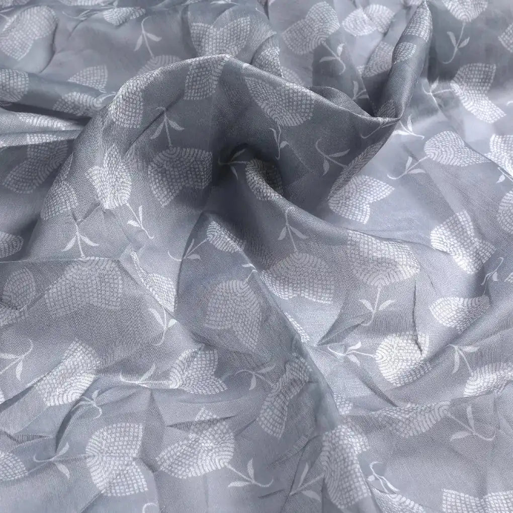 Chanderi Digital Printed Fabric in Gray with Decorative Pattern – ch 0 fvs2022660 110 chanderi digital printed fabric in gray with decorative pattern 3