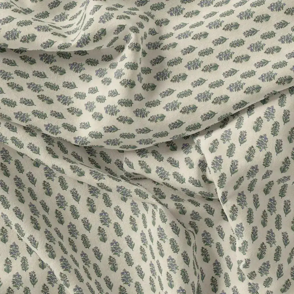 Pastel Green Flower Silk Crepe Printed Fabric – cr 0 ma01217 110 pastel green flower silk crepe printed fabric 4