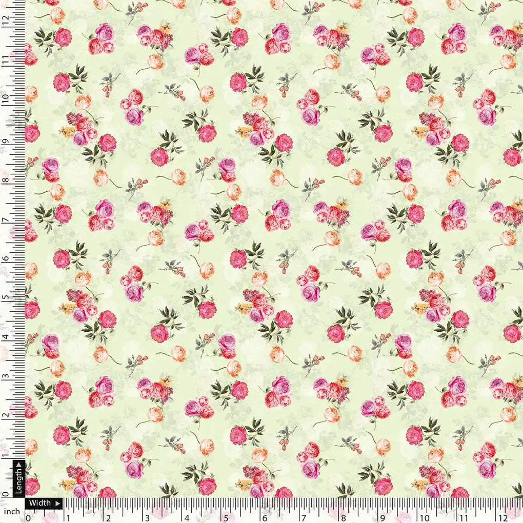 Pista Flower Silk Crepe Printed Fabric – cr 0 ma012229 110 pista flower silk crepe printed fabric 5