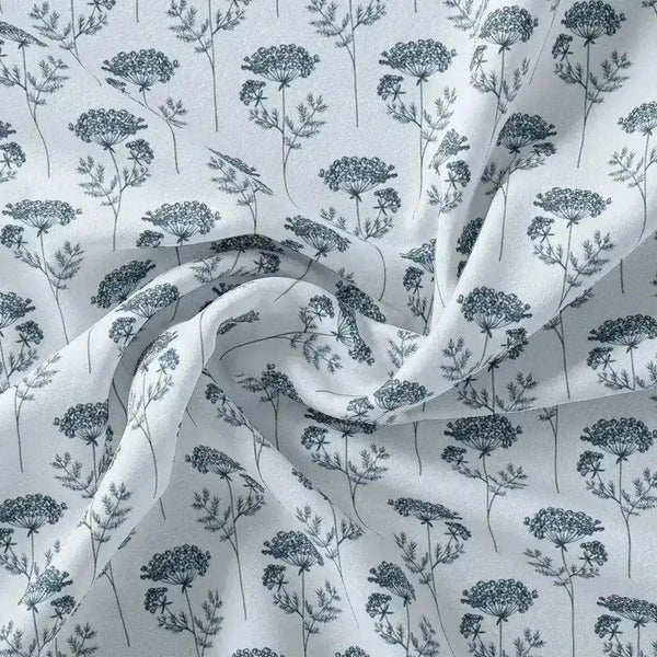 Winter Icy Flower Digital Printed Fabric  - Crepe – cr 0 ma0126 110 winter icy flower digital printed fabric crepe 1