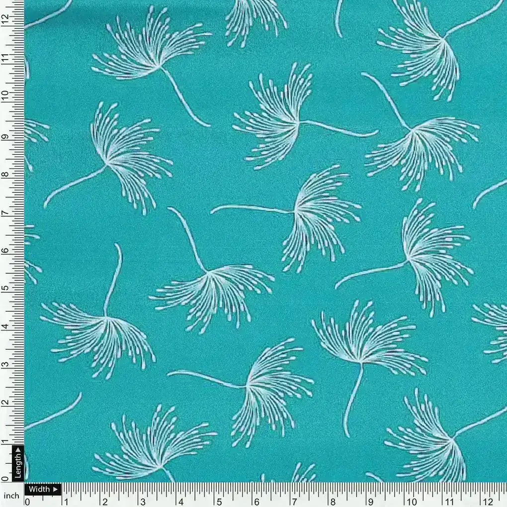 White Floating Flower Digital Printed Fabric - Crepe – cr 0 ma0139 110 white floating flower digital printed fabric crepe 4