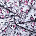 Vintage Floral Art Collection Digital Printed Fabric - Silk Crepe – cr 0 ma015211 110 vintage floral art collection digital printed fabric silk crepe 3