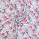 Tiny Daffodil Flower With Birch Leaves Digital Printed Fabric - Silk Crepe – cr 0 ma016202 110 tiny daffodil flower with birch leaves digital printed fabric silk crepe 1