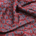 Decorative Flower Tree Redish Digital Printed Fabric - Crepe – cr 0 ma0182 110 decorative flower tree redish digital printed fabric crepe 3