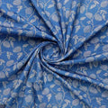White Jasud Flower With Stalk Digital Printed Fabric - Crepe – cr 0 ma02863p3 110 white jasud flower with stalk digital printed fabric crepe 3