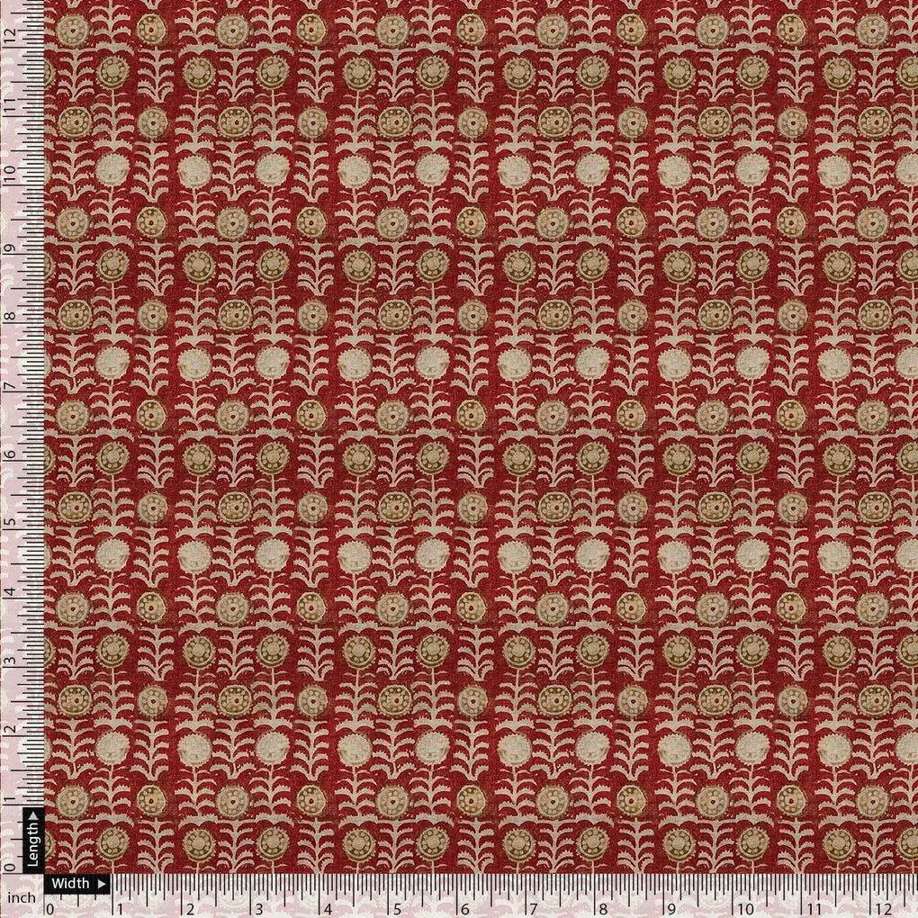 Vintage Sunflower Repeat Digital Printed Fabric - Crepe – cr 0 ma0345 110 vintage sunflower repeat digital printed fabric crepe 4