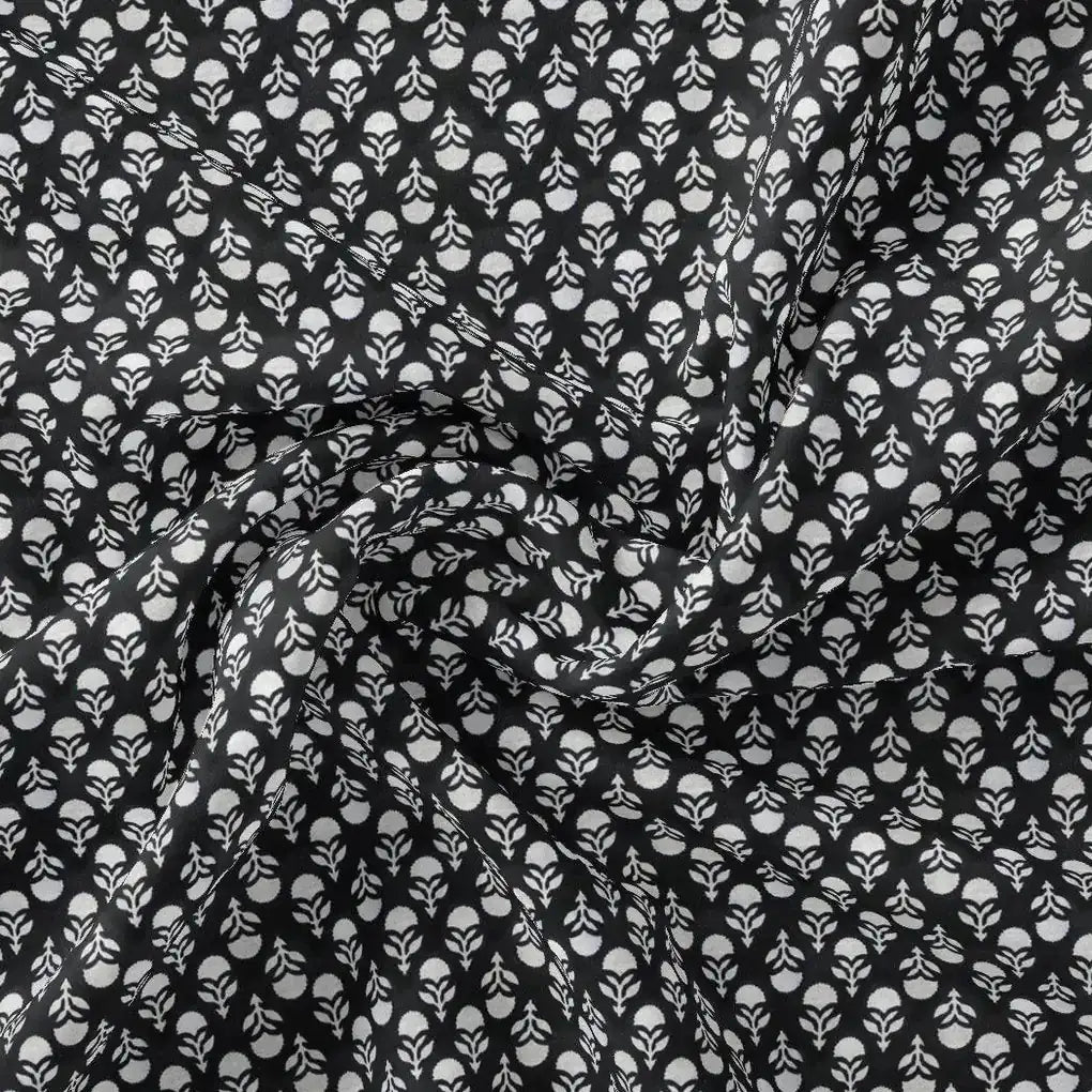 Tiny Beautiful Reverse Flower Digital Printed Fabric - Crepe – cr 0 ma0412 110 tiny beautiful reverse flower digital printed fabric crepe 1
