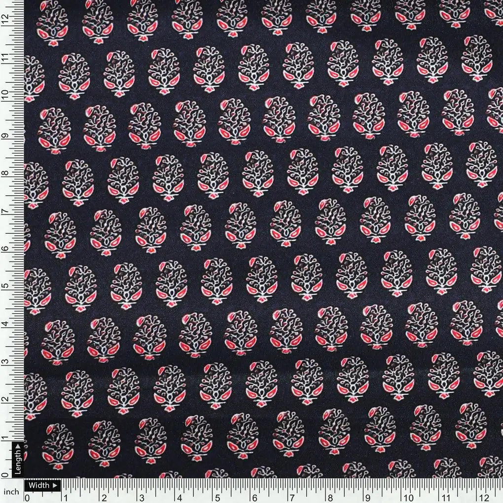 Tiny Small Mango Leaves Decorative Digital Printed Fabric - Crepe – cr 0 ma0428 110 tiny small mango leaves decorative digital printed fabric crepe 4