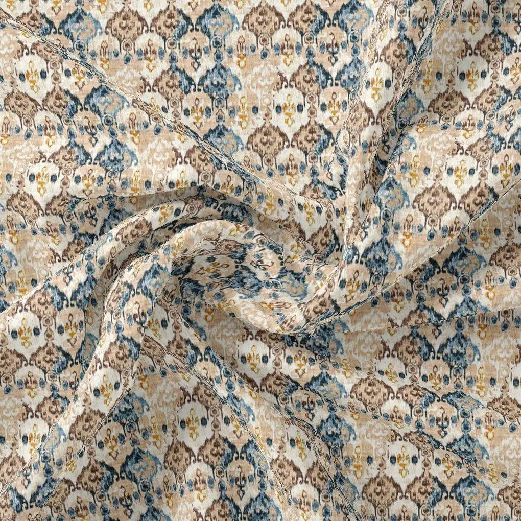 Old And Vintage Creative Digital Printed Fabric - Crepe – cr 0 ma0576 110 old and vintage creative digital printed fabric crepe 1
