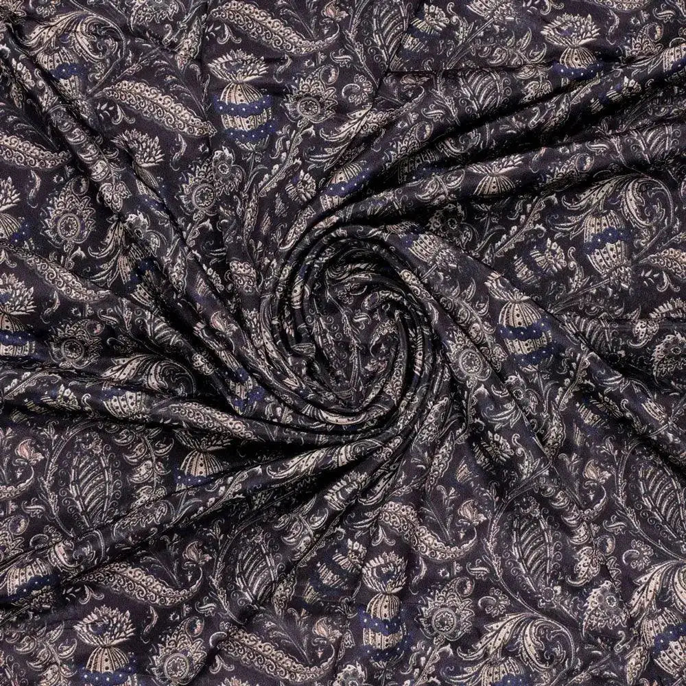 Brown Paisley Seamless Digital Printed Fabric – cr 0 ma06308 110 brown paisley seamless digital printed fabric 1